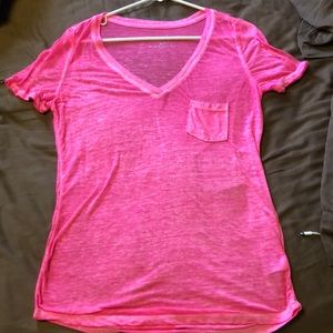 Hot pink aero tee
